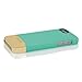 Incipio Edge Chrome Case for iPhone 5/5s - Retail Packaging - Teal with Chrome Gold