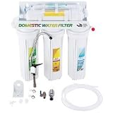 Maxam 5-Stage-Under-Sink Water Purifier System Gooseneck Type Faucet Carbon Block Filter