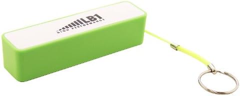 LB1 High Performance New Emergency Power Bank for Nokia Lumia 1520 - 16GB - Glossy Red Portable External Battery 2200mAh 5V/1A Mini Universal Power Bank with Key Chain (Green)