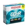 CD-R Discs, 700MB/80min, 48x, w/Slim Jewel Cases, Silver, 10/Pack