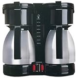 Krups 324-42 DuoThek 10-Cup Dual Thermal Coffeemaker, Stainless Steel