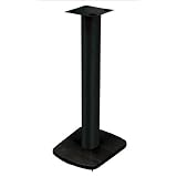 Plateau ST Series 30" Tall Black Metal Speaker Stands (Set of 2)