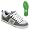 Black/White/Metallic Silver