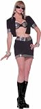 Sexy Disco Girl Costume - Skirt, Jacket and Bra