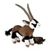 Gemsbock Antelope Gazelle 13 Plush Stuffed Animal Toy
