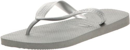 Havaianas Unisex Adult Hav Top Metallic Grey/Silver Sandal 4000733.0982.412 8/9 UK