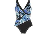 Longitude Arabesque Spliced Surplice Swim Suit