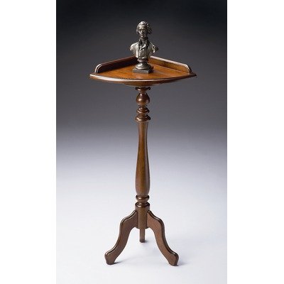 Plantation Cherry Corner Pedestal Table