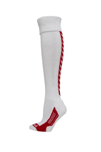 hummel Kinder Football Socken Bee Authentic, white/true red, 32 - 35 ( 8 )