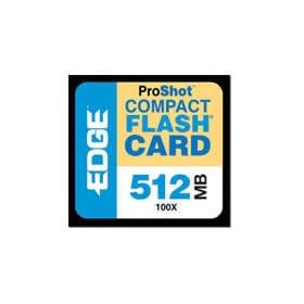 New - 512MB 100X PROSHOT CF CARD - EDGDM-204365-PE