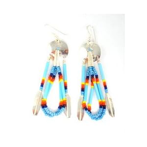 Blue Warrior Earrings