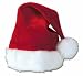 Velvet Santa Hat with Plush Trim
