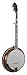 Recording King Soloist Resonator Banjo, Sunburst Finish, Gold Hardware