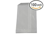 - 100 - Flat Glassine Wax Paper Bags - 4 1/2in x 6 3/4in - (11.4cm x 17.1cm) - Includes JenStampz Top 10 - Medium