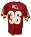 Timmy Smith Autographed Washington Redskins Red Throwback Jersey Inscribed with 