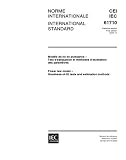 IEC 61710 Ed. 1.0 b:2000, Power law model - Goodness-of-fit tests and estimation methods