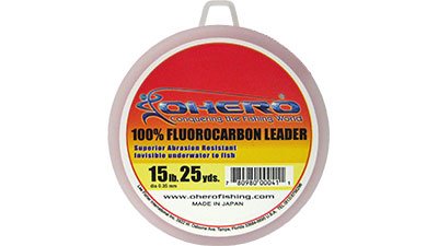 Ohero 100% Fluorocarbon Leader 15 Lb 25 Yards Spool
