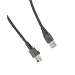Leviton 5G460-7S GigaMax 5E Standard Patch Cord, Cat 5E, 7 Feet Length, Grey