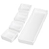 10 Strawberry Street 4 Pocket Condiment Tray, White