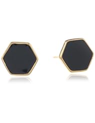 gorjana Bloom Hexagon Stud Earrings