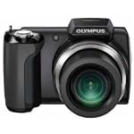 Olympus SP-610UZ Digitalkamera (14 Megapixel, 22-fach opt. Zoom, 7,6 cm (3 Zoll) Display, bildstabilisiert) schwarz