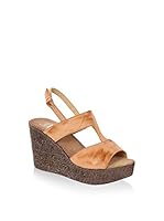 JULIE JULIE Sandalias de cuña (Camel)