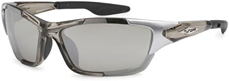 Tundra Men Women Mirrored Outdoor Sport Golf Skii Shatterproof Fashion Sunglasses (Ice Black Clear)
