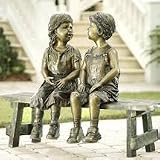 Boy & Girl Bronze Sculpture