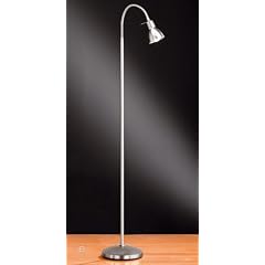 Standleuchte "PITTSBURGH" Edelstahl Finish h�henverstellbar 1flg
