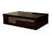 Baxton Studio Calliope Oak Veneer Coffee Table, Wenge-Color
