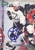 Tim Bergland, Tampa Bay Lightning, 1992 Topps Autographed Card