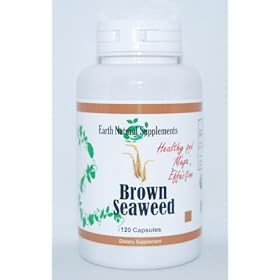 Brown Seaweed 120 Capsules * Potent Powers to Help You Burn Off Your Belly Fat - Brown Seaweed 1950mg