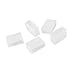 Silicone Waterproof LED Strip Light End Cap w 2 Holes 12mm Width 5 Pcs