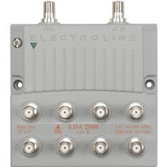 Electroline EDA-2800 8-Port Cable TV HDTV Signal Booster Amplifier (Retail Package with 5-Year Warranty)