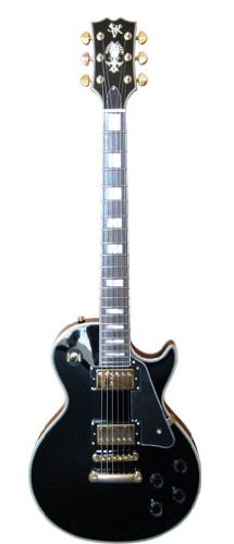 Svk Electric Guitar Solid Sneck Lp Cus Gld Hdwr Black On Sale