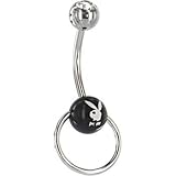 CLASSIC Playboy Bunny LOGO Slave DOORKNOCKER Belly Ring