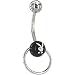 CLASSIC Playboy Bunny LOGO Slave DOORKNOCKER Belly Ring