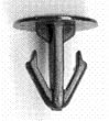 6mm Honda Hood Insulation Clip (Qty: 25) Gripper Box # 2137T
