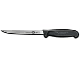 R H. Forschner by Victorinox 6-Inch Straight Boning Knife, Black Fibrox Handle