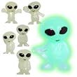 20 Tiny Glow in the Dark Alien Figures
