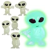 20 Tiny Glow in the Dark Alien Figures