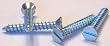 6 X 1 1/4 Self-Tapping Screws Slotted / Flat Head / Type A / Steel / Zinc / 8,000 Pc. Carton
