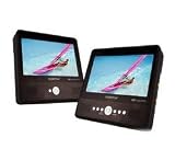 [Bundle] PDX-1500 portable DVD player + Gelly headphones black + Cable splitter for speakers or headphones
