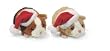 Lil Gunia Pigs Santa Pigs Set of 2