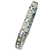 8 Inch to 8 3/4 Inch Titanium Bracelet with Gold title=