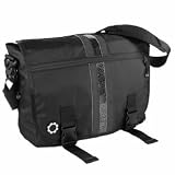 DadGear Messenger Diaper Bag - Center Stripe Grey