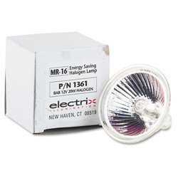 Electrix Illumination 1361 20W halogen replacement bulb for zoom-in desk lamp by Electrix