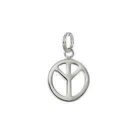 Sterling Silver * PEACE SIGN CHARM * Cute