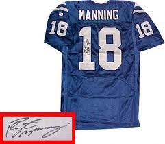 Peyton Manning Autographed Indianapolis Colts Blue Jersey, Picture of Peyton, Indianapolis Colts, Super Bowl XLI, Super Bowl Champions, Tennessee Volunteers, Vols, Pro Bowl,