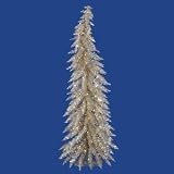 Vickerman – 4′ x 22″ Champagne Whimsical 70 Clear Lights Christmas Tree (B102441) 18651